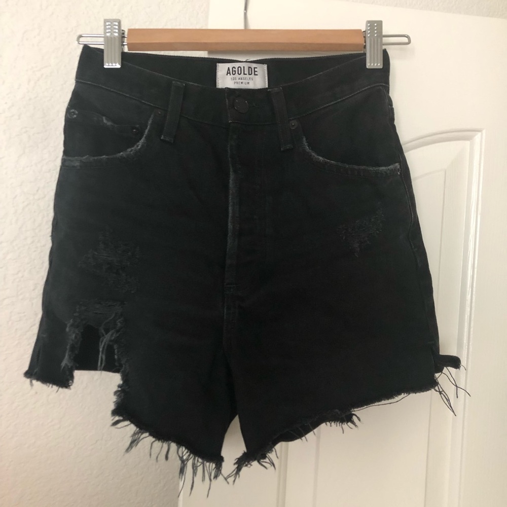 Agolde The Dee Ultra High Rise Shorts